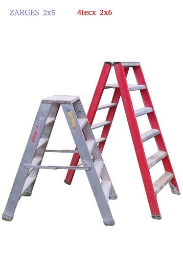 Alu Trapladders Dubbele 3/12 tr, Altrex Petry Solide Wurth beschikbaar voor biedingen
