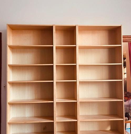 Billy boekenkast ikea hout, Huis en Inrichting, Kasten | Boekenkasten, Gebruikt, 150 tot 200 cm, 200 cm of meer, 25 tot 50 cm