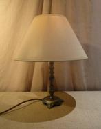 Belle lampe de table ancienne en métal avec abat-jour rétro, Collections, Maison et Meubles, Enlèvement ou Envoi