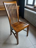 5 stoelen uit tropisch hout, Huis en Inrichting, Ophalen, Gebruikt, Bruin, Koloniaal