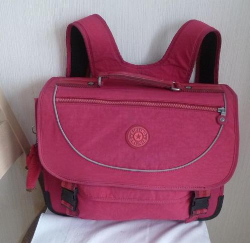 Kipling koffer met 3 vakken 6/11 jaar + aap 140 €, Handtassen en Accessoires, Tassen | Schooltassen, Gebruikt, Aktetas of Boekentas