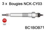 NGK CY 03, 3 Bougies de préchauffage  11V  M10 x 1,25mm, Ophalen of Verzenden, Gereviseerd, Opel
