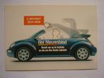 Volkswagen New Beetle Cabriolet Nieuwsblad boomerang kaart, Envoi, Comme neuf, Volkswagen