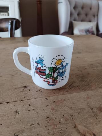 ARCOPAL KOFFIEMOK DE SMURFEN  beschikbaar voor biedingen