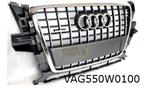 Audi Q5 (8/12-1/17) (8R) grille (1QP stone grey) Origineel!, Auto-onderdelen, Nieuw, Audi, Bumper, Verzenden