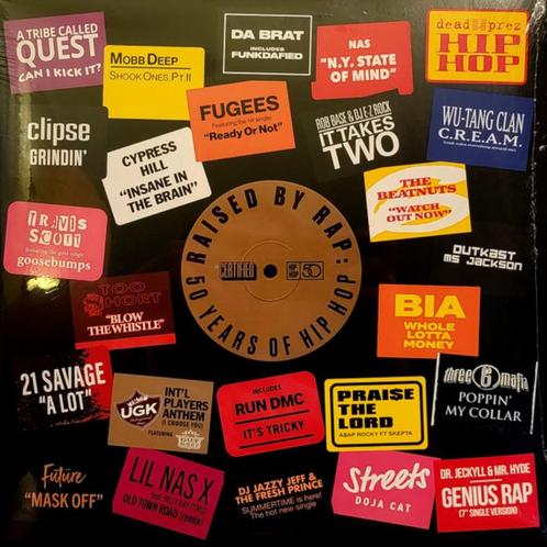 RAISED BY RAP : 50 YEARS OF HIP HOP, Cd's en Dvd's, Vinyl | Hiphop en Rap, Gebruikt, 1985 tot 2000, Verzenden