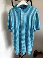 Polo shirt Ralph Lauren polo gestreept wit lichtblauw L, Kleding | Heren, Maat 52/54 (L), Ralph Lauren, Zo goed als nieuw, Verzenden