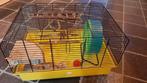 Kleine hamsterkooi met toebehoren. Incl hooi en voeding., Dieren en Toebehoren, Gebruikt, Minder dan 75 cm, Hamster, Ophalen