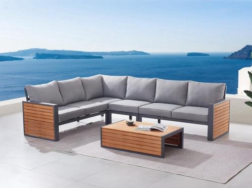 Tuinset loungeset bank met stoelen Nieuw, Jardin & Terrasse, Ensembles de jardin, Neuf, Sets de jardin, Aluminium, 6 places, Banque