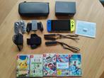 Nintendo switch met toebehoren en spellen, Games en Spelcomputers, Zo goed als nieuw, Ophalen, Switch 2019 Upgrade, Met 3 controllers of meer