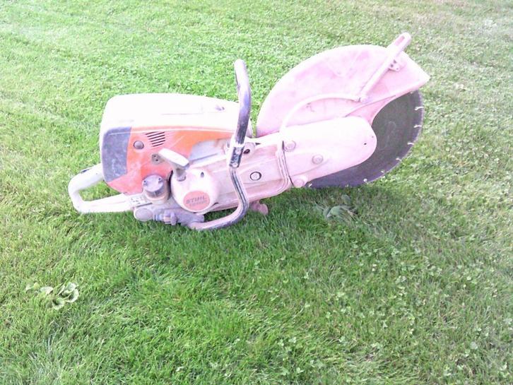 Stihl TS800 doorslijper, Doe-het-zelf en Bouw, Gereedschap | Zaagmachines, Gebruikt, Overige typen, 1200 watt of meer, 70 mm of meer