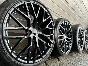 set Originele 20 inch Audi R8 4S Spyder V10 + zwarte velgen beschikbaar voor biedingen