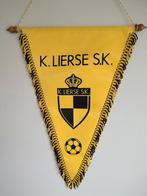 Lierse SK 1990 grote prachtig uniek vintage voetbal vaandel, Verzamelen, Ophalen of Verzenden, Zo goed als nieuw, Spel