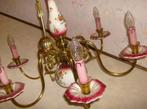 Italiaanse Porseleinen kroonluchter - 6 lichtpunten., Antiek en Kunst, Ophalen