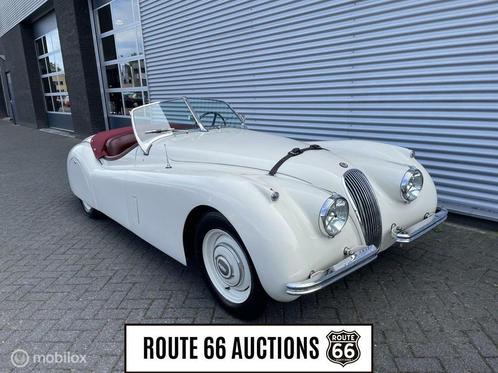 Jaguar XK120 OTS 1954 | Route 66 auctions, Autos, Oldtimers & Ancêtres, Entreprise, Achat, Toit ouvrant, Jaguar, Essence, Cabriolet