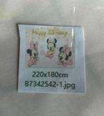 Tafelkleed of doek Happy birthday Disney 220x180cm, Ophalen of Verzenden, Nieuw, Rechthoek, Binnen