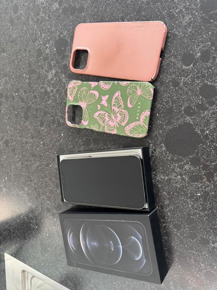 I phone 12 pro max, Telecommunicatie, Mobiele telefoons | Apple iPhone, Zo goed als nieuw, 128 GB, Ophalen