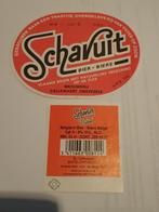 bieretiketten callewaert zwevezele Schavuit, Ophalen of Verzenden, Zo goed als nieuw, Overige typen, Overige merken