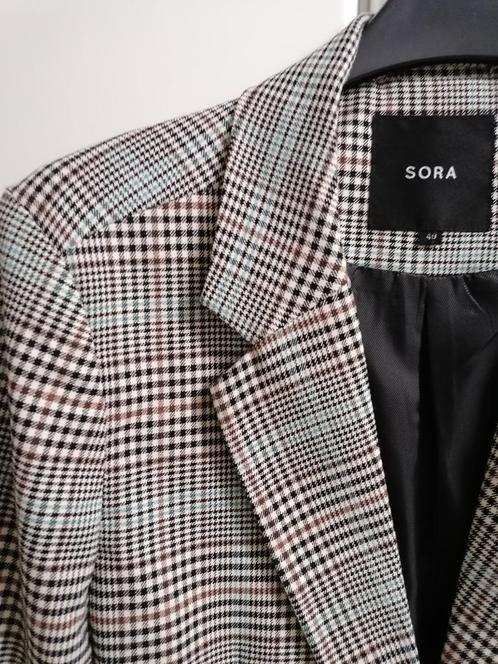 Geruite blazer van Sora, JBC, maat 40, Kleding | Dames, Jasjes, Kostuums en Pakken, Zo goed als nieuw, Maat 38/40 (M), Ophalen of Verzenden