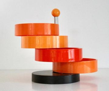Vintage Emsa snacktoren / Seventies snackschaal beschikbaar voor biedingen