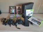Xbox 360 console 2 controllers en 9 games, Games en Spelcomputers, Spelcomputers | Xbox 360, Ophalen, Zo goed als nieuw, Met 2 controllers