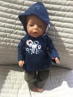 Babyborn: Koopje 19: donkerblauwe hoodie met kaki broek, Ophalen of Verzenden, Nieuw, Babypop