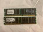 Set 2 DDR RAM vintage – Samsung PC2700 & Siemens PC2100, Computers en Software, Verzenden, DDR, Desktop, Gebruikt