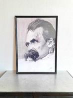 Affiche encadrée Nietzsche, Ophalen, Zo goed als nieuw, Overige onderwerpen, Met lijst