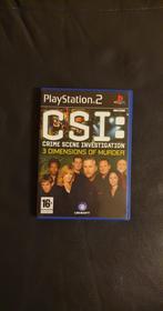 Csi: 3 Dimensions Of Murder Pal Playstation 2, Games en Spelcomputers, Games | Sony PlayStation 2, Vanaf 16 jaar, Gebruikt, Ophalen of Verzenden