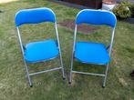 Klapstoelen, Ophalen, Blauw