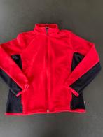 Quechua rood let zwarte fleece met rits maat 10 jaar., Kinderen en Baby's, Quechua, Trui of Vest, Ophalen of Verzenden, Zo goed als nieuw