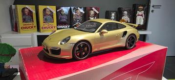 Porsche 911 Type 991 Turbo goud 1:18 GT-SPIRIT beschikbaar voor biedingen