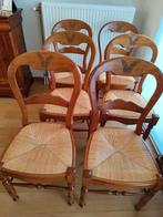 6 stoelen voor eetkamer in kerselaar hout., Antiek en Kunst, Ophalen