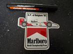 Vintage sticker Formule 1 GP Belgium 1992 Marlboro Shell, Verzamelen, Ophalen of Verzenden, Zo goed als nieuw, Auto of Motor