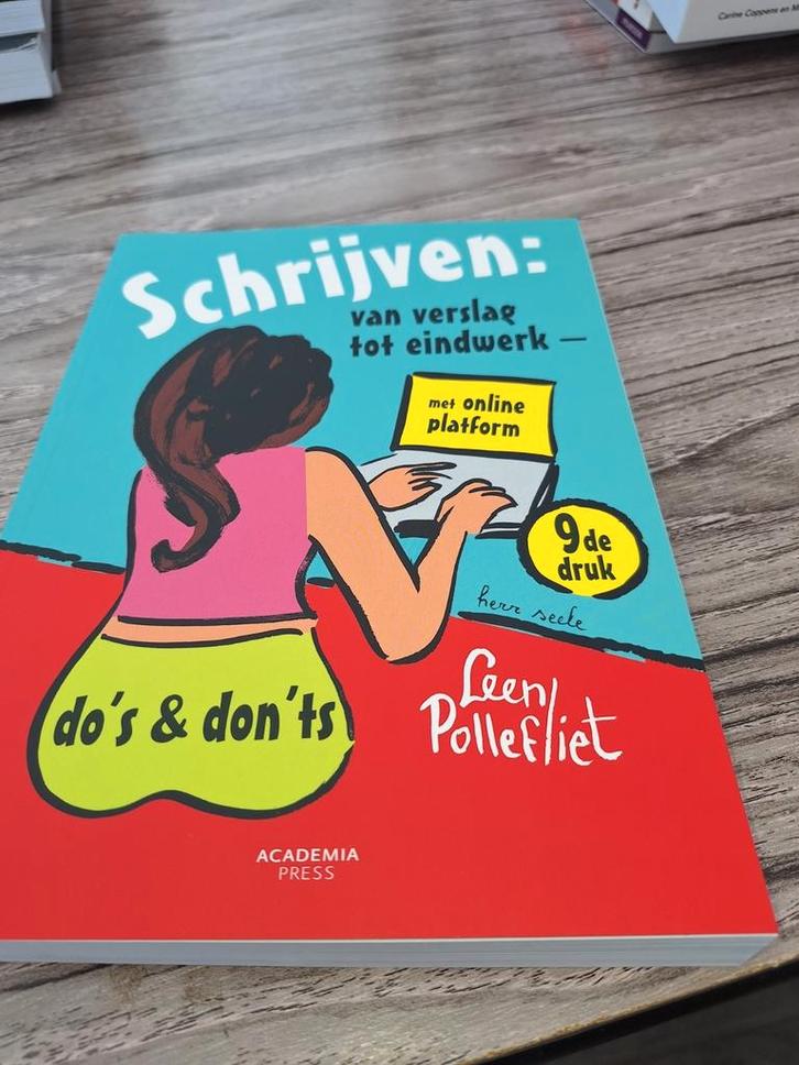 Leen Pollefliet - Schrijven: van verslag tot eindwerk, Boeken, Overige Boeken, Zo goed als nieuw, Ophalen of Verzenden