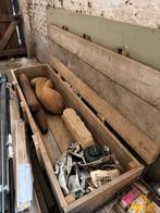 Grote houten kist, Tuin en Terras, Palen, Balken en Planken, Ophalen, Gebruikt, 180 tot 250 cm, Overige typen