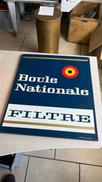 Boule Nationale metalen bord, Verzamelen, Merken en Reclamevoorwerpen, Ophalen