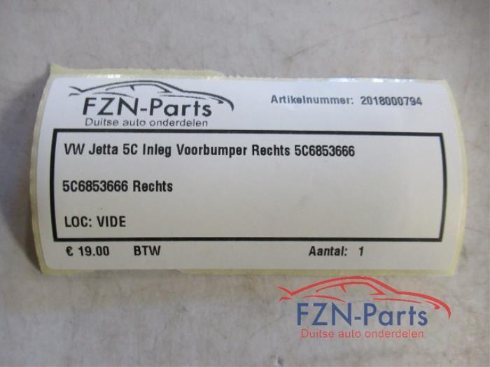 Bumpercover voor Volkswagen Jetta (22741313), Auto-onderdelen, Carrosserie, Bumper, Voor, Gebruikt, Ophalen