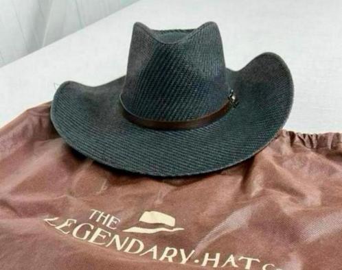 The Legendary Hat Zwart zwarte hoed 57 luxe cowboy western, Kleding | Heren, Hoeden en Petten, Nieuw, Hoed, 57 cm (M, 7⅛ inch) of minder