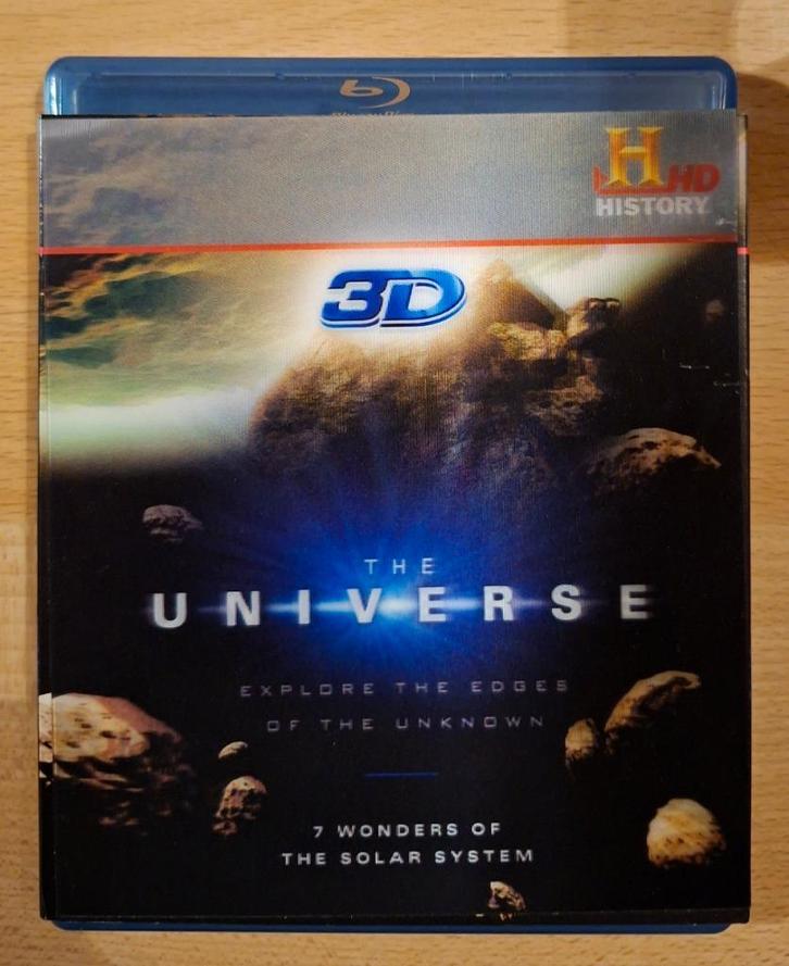 3D Blu-ray: The Universe  - 7 Wonders of the Solar System, Cd's en Dvd's, Blu-ray, Gebruikt, Documentaire en Educatief, 3D, Ophalen of Verzenden