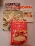 Selectie van 4 nieuwe kookboeken a 5€ t stuk., Boeken, Kookboeken, Nieuw, Ophalen of Verzenden
