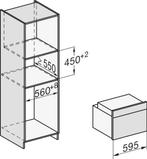 Oven 45cm miele, Hete lucht, Nieuw, Oven met grill, Inbouw