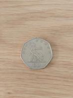 Pièces de monnaie de 50 pence de 1969 Elisabeth 2, Postzegels en Munten, Munten | Europa | Euromunten, Ophalen