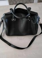 grand sac à main noir/ceinture courte - longue, Enlèvement ou Envoi, Comme neuf, Noir, Sac à main