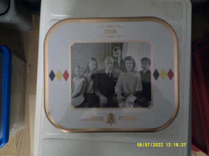 Blikken doos Koningshuis, Verzamelen, Koningshuis en Royalty, Zo goed als nieuw, Overige typen, Ophalen of Verzenden