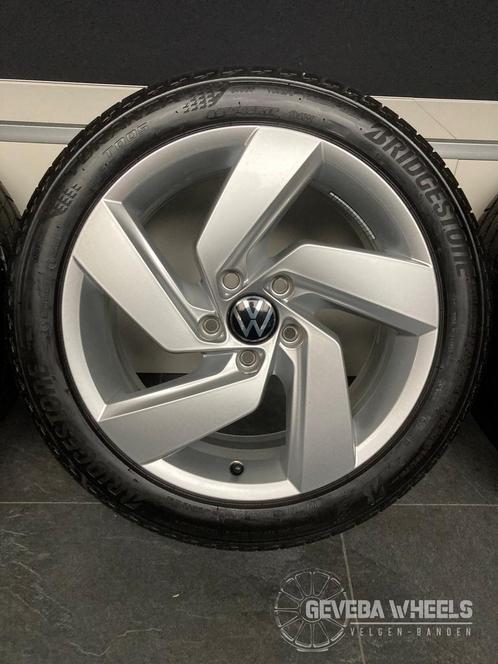 17” originele Volkswagen Golf / Caddy velgen + banden 5x112, Auto-onderdelen, Banden en Velgen, Banden en Velgen, Zomerbanden