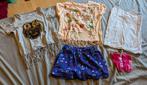 Lot 5 vêtements filles été 9ans/134, Ophalen, Zo goed als nieuw, Maat 134