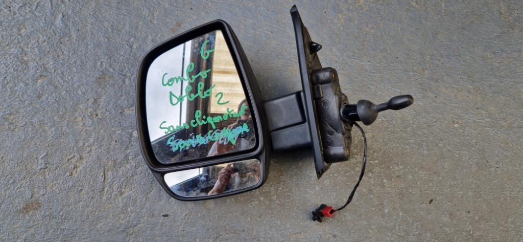 Rétroviseur gauche OPEL COMBO FIAT DOBLO 2 retro conducteur, Autos : Pièces & Accessoires, Rétroviseurs, Fiat, Opel, Utilisé, Enlèvement ou Envoi