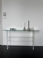 Glazen bijzettafel, Huis en Inrichting, Ophalen, Zo goed als nieuw