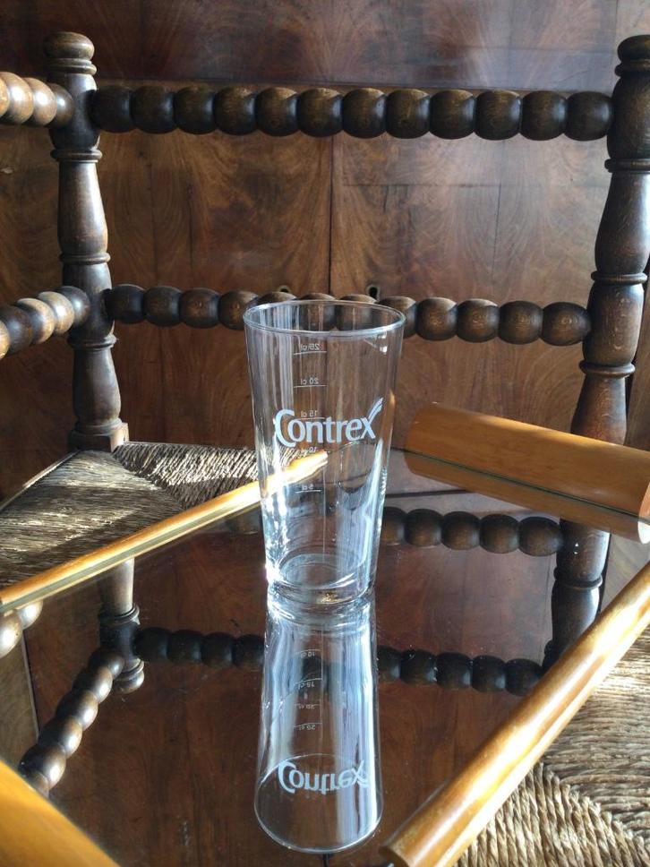 Verres Contrex gradués spécial cure, Huis en Inrichting, Keuken | Servies, Nieuw, Glas of Glazen, Glas, Ophalen of Verzenden